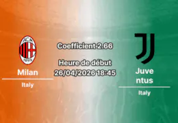 Pronostic Milan – Juventus