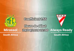 Pronostic Mirassol – Always Ready