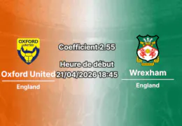 Pronostic Oxford United – Wrexham