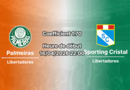 Pronostic Palmeiras – Sporting Cristal
