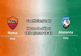 Pronostic Roma – Atalanta