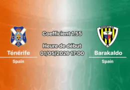 Pronostic Ténérife – Barakaldo