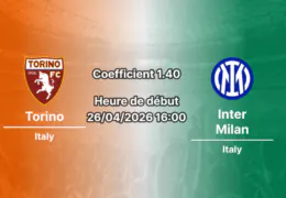 Pronostic Torino – Inter Milan