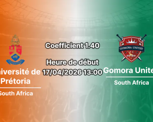 Pronostic Université de Prétoria – Gomora United : duel de milieu de tableau au ABSA Tuks Stadium