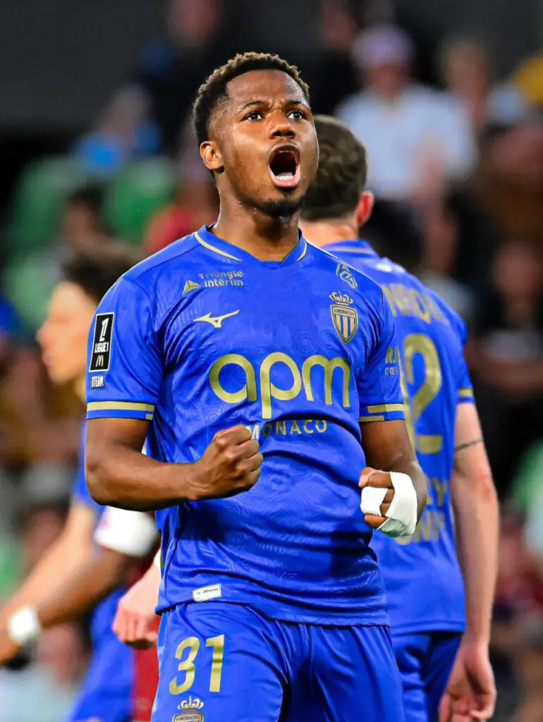 Amad Diallo avec le maillot de l'équipe nationale de Côte d'Ivoire lors d'un match international