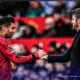 Casemiro en action sous le maillot de Manchester United lors d'un match de Premier League 2025-2026