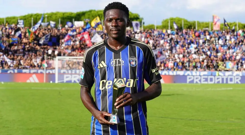 Ebenezer Akinsanmiro milieu nigérian de Pisa Sporting Club avant son retour à Inter Milan — mercato Serie A été 2026