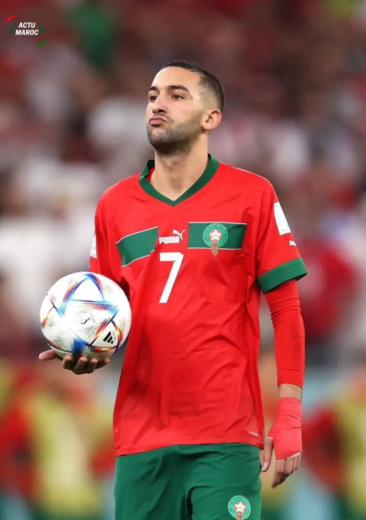 Hakim Ziyech ailier marocain Wydad Casablanca 33 ans né Dronten valeur 2,5 M€ quitte le club 2026˜