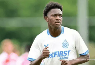 Jesse Bisiwu Barcelone : le Barça accélère pour l'ailier belgo-ghanéen de Bruges