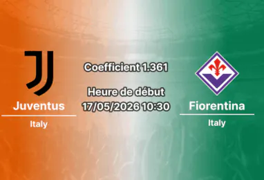 Pronostic Juventus Fiorentina à l'Allianz Stadium Turin, Serie A 37e journée 17 mai 2026