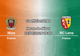 Pronostic Nice – RC Lens