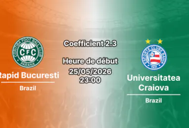 Pronostic Rapid Bucuresti - Universitatea Craiova