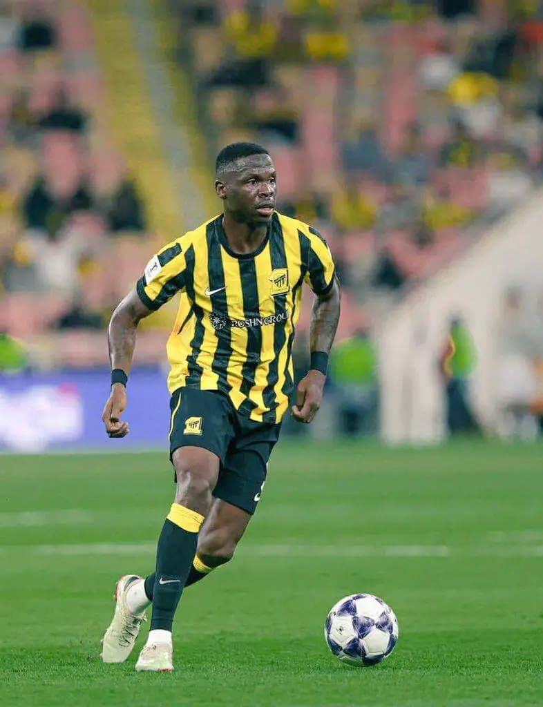 Stéphane Keller défenseur camerounais Al Ittihad 24 ans né 20 août 2001 valeur 380k€ TM option 2026