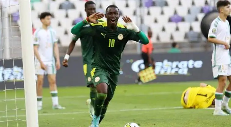 Amara Diouf Champion d'Afrique U17 2023 avec le Sénégal, MVP du tournoi en Algérie
