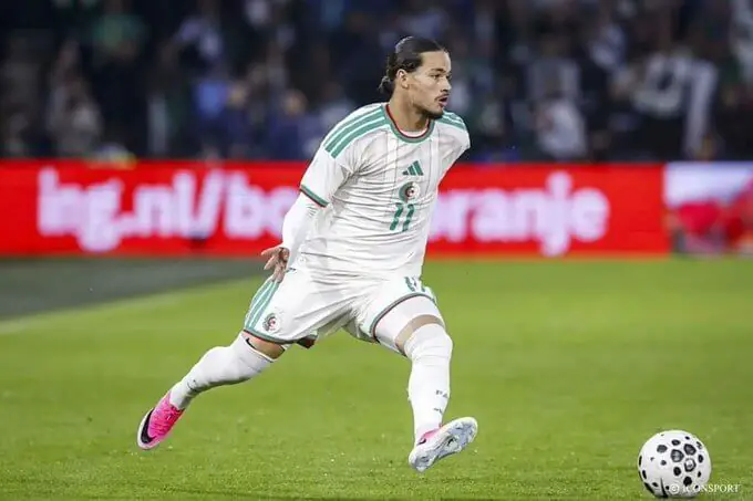 Anis Hadj Moussa ailier algérien Feyenoord ciblé par Borussia Dortmund mercato été 2026