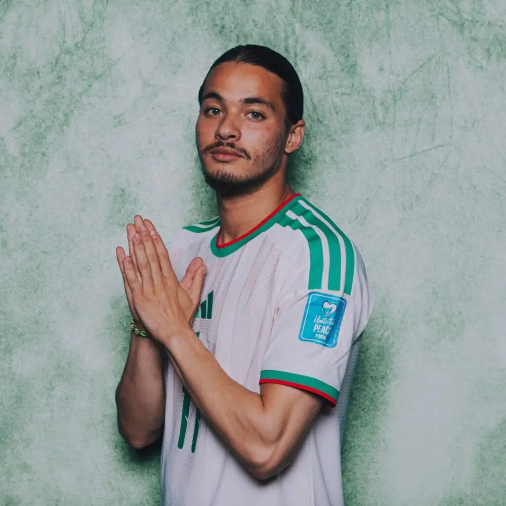 Anis Hadj Moussa sous le maillot de Feyenoord Rotterdam en Eredivisie, saison 2025-2026