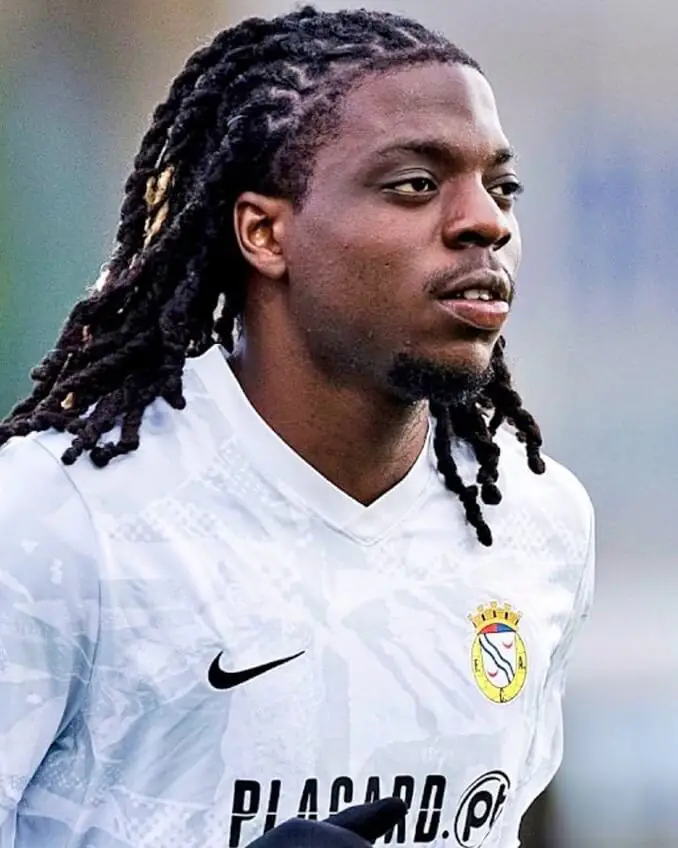 Bastien Meupiyou sous le maillot du FC Alverca en Liga Portugal, saison 2025-2026