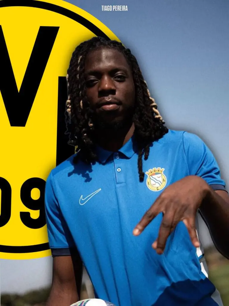 Bastien Meupiyou défenseur central FC Alverca ciblé par Borussia Dortmund, transfert juin 2026