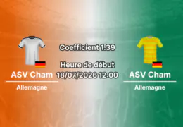 Pronostic ASV Cham Bayern Hof : Oberliga Bayern Tour 1