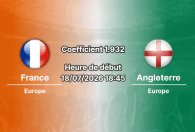 Pronostic France Angleterre – Hard Rock Stadium Miami, match pour la 3e place Coupe du monde 2026 18 juillet 2026