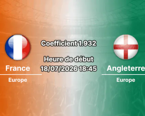 Pronostic France Angleterre – Hard Rock Stadium Miami, match pour la 3e place Coupe du monde 2026 18 juillet 2026