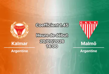 Pronostic Kalmar Malmö – Guldfageln Arena Kalmar, Allsvenskan Suède Tour 13, 20 juillet 2026