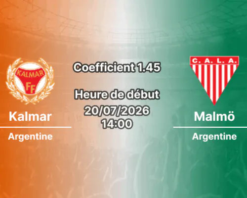 Pronostic Kalmar Malmö – Guldfageln Arena Kalmar, Allsvenskan Suède Tour 13, 20 juillet 2026