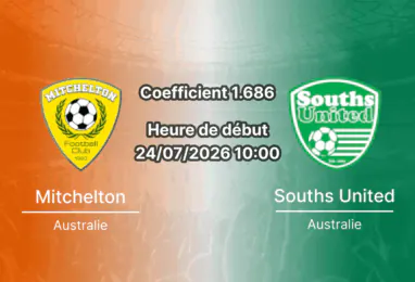 Pronostic Mitchelton South United – Teralba Park Brisbane, Queensland Premier League 2 Australie, 24 juillet 2026
