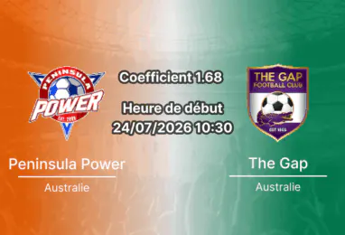 Pronostic Peninsula Power The Gap – Kelly Park Kippa-Ring Brisbane, Queensland Premier League 1 Women's, 24 juillet 2026
