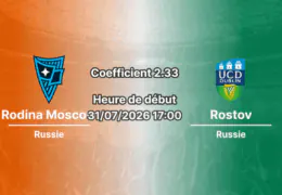 Pronostic Athlone Town University College Dublin – Athlone Town Stadium, First Division Irlande 2026, 31 juillet
