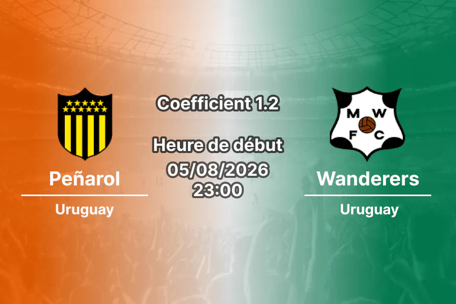Pronostic Peñarol Montevideo Wanderers – Estadio Centenario, Montevideo, Finale Torneo Intermedio 2026, 5 août 2026